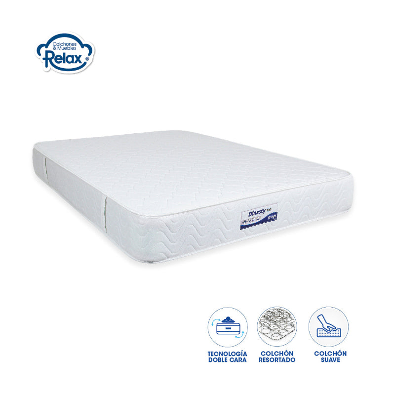 Colchón Dinasty Plus - Resortado - Firmeza Intermedia - Altura 22cm